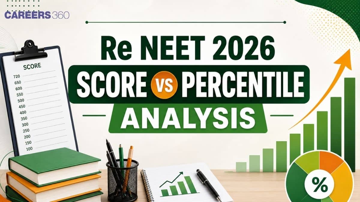 Re NEET 2026 Marks vs Percentile Analysis: Good Percentile, Rank & MBBS Chances